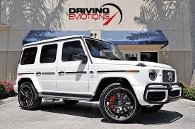 2019 Mercedes Benz G Class G63 Amg V8 Bi Turbo White Red Night Pkg 2019 Mercedes G63 Amg V8 Biturbo Benz G Class Luxury Car Dealership Mercedes Benz G Class