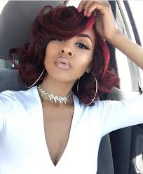 Meana Love Natural Hair Styles Wig Hairstyles Burgundy Hair