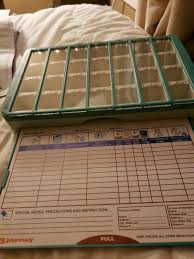 Cvs Pharma Weekly 4x Day Slide Pill Organizer And Planner 2xl With Pull Chart