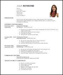 5 conseils pour une bonne photo cv. Exemple De Cv Femme De Menage Exemples Modeles De Cv