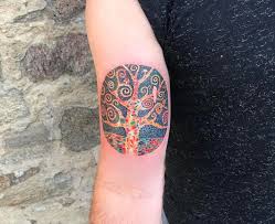 Watercolor tree of life tattoo on upper back Watercolor Tree Of Life Tattoo By Ondrash 1a Kickass Things