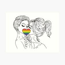Customize your girls kissing poster with hundreds of different frame options, and get the exact look that you want for your wall! Girls Kissing Art Prints Redbubble
