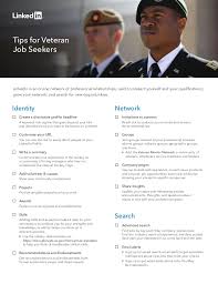 Many people don't keep a list of the honors and awards they have received, and when it finally comes time to list them, they simply can't. Linkedin Veteran Job Seeker Tipsheet