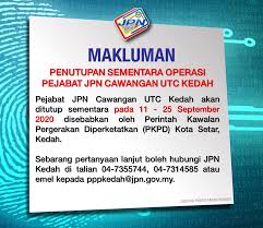 We did not find results for: Makluman Penutupan Jabatan Pendaftaran Negara Malaysia Facebook