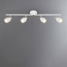 Clio 4 Light White Spotlight Bar Adjustable Lighting Led Spotlight Interior Lighting