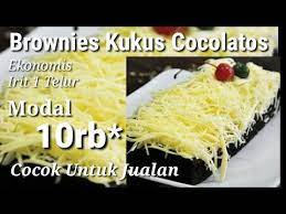 Kocok telur ayam, tidak perlu di mixer ya bunda cukup dikocok lepas aja tidak usah sampai berbuih. Resep Brownis Kukus Ekonomis Irit 1 Telur Cocok Untuk Jualan Youtube Resep Brownis Telur