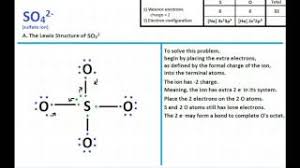 Covalent bonds are stronger than the electrostatic interactions of ionic bonds, but keep in mind that. So4 2 Lewis Structure And Molecular Geometry Youtube