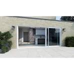 White Aluminium Sliding Doors (6m x 2.1m) - Visoglide Plus