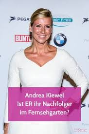 Wie kaum eine andere moderatorin hat es andrea kiewel geschafft einer fernsehshow ihren stempel aufzudrücken. 40 Andrea Kiewel Ideen Andreas Zdf Fernsehgarten Deutsche Promis