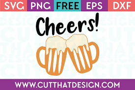 Download Cheers Beer Glasses Design Cut That Design