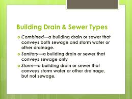 To day operations while providing. Chapter 3 1 Storm Drainage Sizing Building Drain Sewer Building Drain That Part Of The Lowest Piping Of A Drainage System That Receives The Discharge Ppt Download