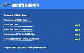 John wick is officially in fortnite. Fortnite 9 01 Leaked Skins John Wick Outfit Leaks And Wick S Bounty Challenges Gaming Entertainment Express Co Uk