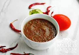 Spoon out garlic with a slotted spoon; How To Make Chile De Arbol Salsa Recipe Mexican Food Recipes