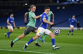 Coleman cross blocked by bissouma's shoulder for a corner. K8aznfxodptd7m
