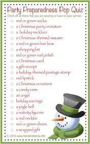 Party Preparedness Pop Quiz Free Printable Christmas Party Games Christmas Party Christmas Party Themes
