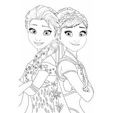 Anna and elsa having a disagreement in this beautiful coloring page, looks like the sisters anna and elsa had a disagreement. Pin On Coloring Book