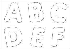 Diferentes moldes de letras para imprimir y recortar escuela niños pequeños Moldes De Letras Como Fazer 86 Ideias Eva Feltro E Letras Grandes