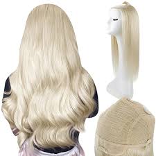 The list here consists of wigs made of brazilian remy human hair or virgin brazilian hair. Amazon Com Full Shine U Wig Color 60 Platinum Blonde Lace Wig With U Part Human Hair Wigs 150 Grams Remy Extensions U Shape Wig Hidden Hair Piece 18 Half Wig With Clips Beauty