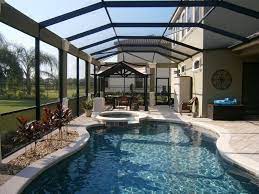 Normally, screened pool enclosure manufacturers have different standard sizes of kits. Us Aluminum Quality Work Beautiful Results Indoor Swimming Pools Indoor Swimming Pool Design Swimming Pool Enclosures
