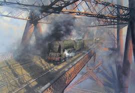 Over The Forth David Shepherd Steam Trains Photography Railroad Art Train Art