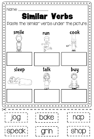 Verbs Printable Worksheet Pack Kindergarten First Second Grade Action Verbs Worksheet Kindergarten Worksheets Verb Worksheets