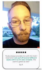 All Natural FIRM Mustache Wax Strong Hold Lavender Scent