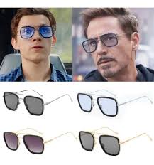 Gafas de sol Avengers Tony Stark de hierro transparente para hombre