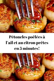 Petoncles Poelees A L Ail Et Au Citron Pretes En 5 Minutes Toutes Recettes Recettes De Cuisine Recette Petoncle Poelees