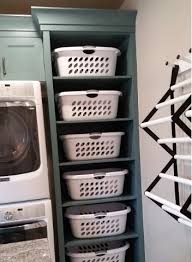 'leaving the rest of the room clear for practical storage solutions such as double base cabinets or coat hooks'. 8 Ways To Organise Your Laundry