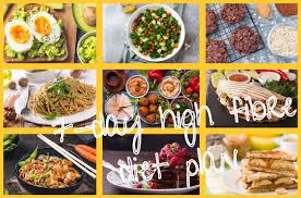 A high fiber diet packs many impressive health benefits. High Fibre Diet Plan 7 Day Menu Weight Loss Resources