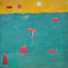 This photo is about wallpaper, wet paint, yellow Yellow Green Pink Abstract Paintings For Sale Saatchi Art