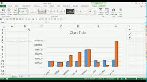 how to create 3d clustered column chart in ms excel 2013