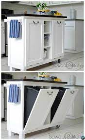 5 Smart Ways To Hide Your Kitchen Trash Can Recycled Kitchen Kitchen Design Small Kitchen Trash Cans