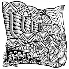Challenge 61 Zentangle Drawings Tangle Art Zentangle Patterns