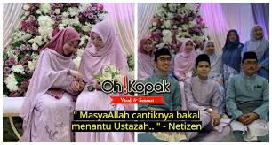 Kenapa hidup kita selalu sangat serabut penat sakit hati ~ ustazah norhafizah musa assalamualaikum.terima kasih kerana. Masyaallah Cantiknya Bakal Menantu Ustazah Netizen Oh Kopak