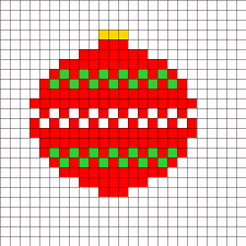 Christmas Ornament Kandi Pattern Cross Stitch Designs Cross Stitch Cards Cross Stitch Patterns