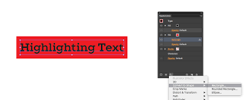 How to underline text in illustrator 2019. Applying Highlighting Formating To Text In Adobe Illustrator Graphic Design Stack Exchange