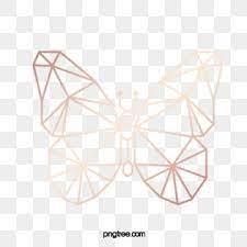 Butterfly Abstract Rose Gold Pattern Butterfly Geometric Abstract Png Transparent Clipart Image And Psd File For Free Download Gold Geometric Pattern Butterfly Clip Art Gold Clipart