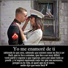 Palabras De Amor Para Enamorar A Mi Novio Frases Romanticas Para La Novia Amor Militar Frases Amor Militar