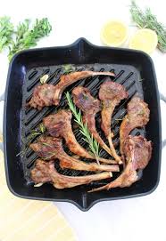 Cast Iron Grilled Lamb Chops Mediterranean Latin Love Affair In 2020 Grilled Lamb Chops Lamb Chops Grilled Lamb