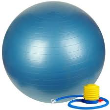 Primetrendz Tm 75cm Exercise Ball With Foot Pump Includes 1 Ball 1 Pump 1 Page Instruction Chart No Dvd No Exerci Ball Exercises Yoga Ball Gym Workouts