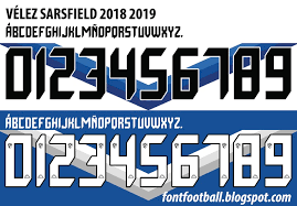 El primero en ser un gran club. Font Football Font Vector Club Atletico Velez Sarsfield 2018 2019 Kit