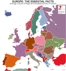 Venice (represented by the lion of st. Average Colours Of European Flags Europe