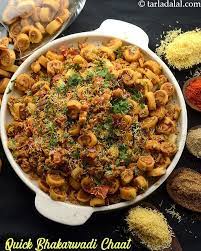 Tarla Dalal Recipes On Instagram Quick Bhakarwadi Chaat Bhakarwadi The All Time Favourite Maharashtri Breakfast Recipes Indian Chaat Healthy Indian Snacks