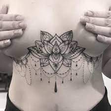 Ornamental Lotus Sternum Tattoo By Regina Push Estrada Inkbypush Www Inkbypush Com Tattoos Sternum Tattoo Flower Tattoo