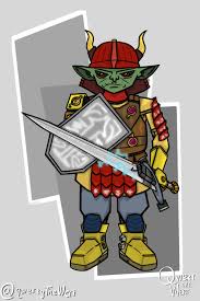 Qwert the Wert على X: Spak, the goblin armor inventor. He is the second  party member of my Fist of the Ruby Phoenix game. His armor is made from a  samurai armor