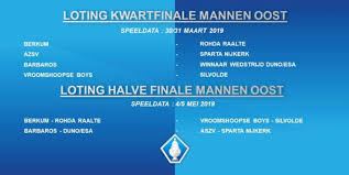 Zaterdag 26 januari wordt er rond 22.00 uur geloot voor de halve finales van de toto knvb beker. Woensdagavond Kwartfinale Knvb Districtbeker Rohda Raalte