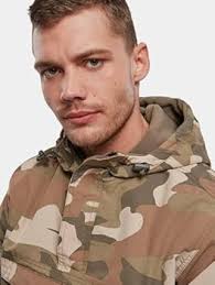 Brandit Homme Veste Coupe-Vent, Multicolore ( Léger Woodland (Forêt) 107),  L : Amazon.com.be: Mode