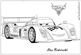 Donating your car is i. Free Coloring Pages Cars 2 Shu Todoroki Coloring Pages In 2021 Free Coloring Pages Coloring Pages Free Coloring