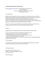 Maybe you would like to learn more about one of these? Contoh Proposal Kegiatan Pentas Seni Pdf